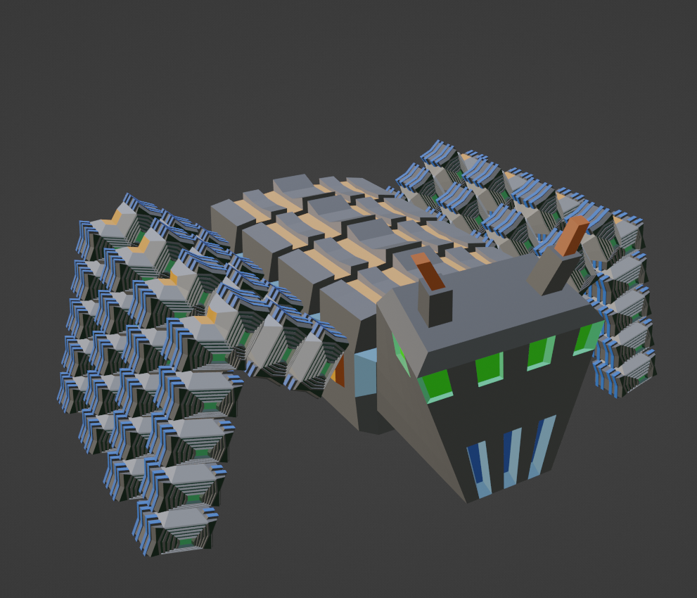 Procedural Robot Modelling using Blender